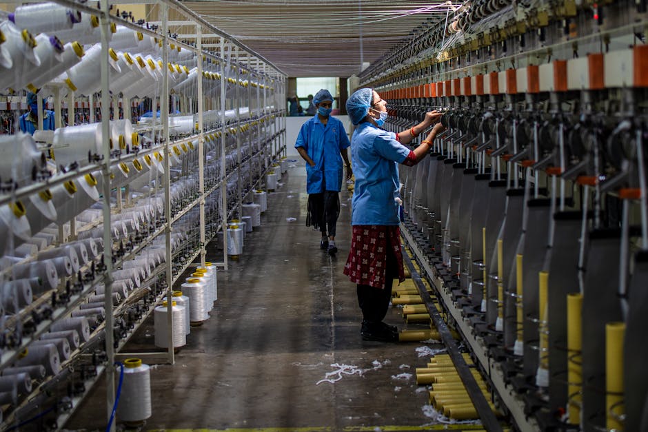 cotton ginning and spinning mill machines carding combing workers