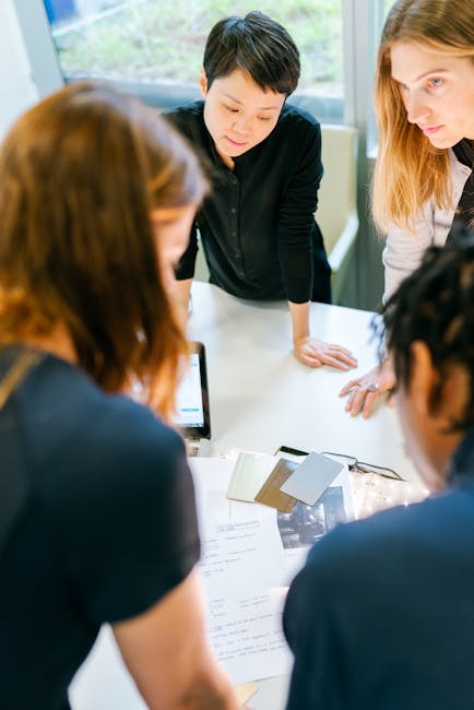 AI team meeting generative AI office Pexels