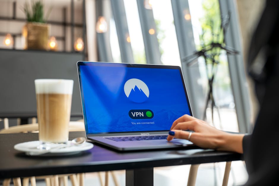 hybrid work cybersecurity laptop home office VPN shield remote work