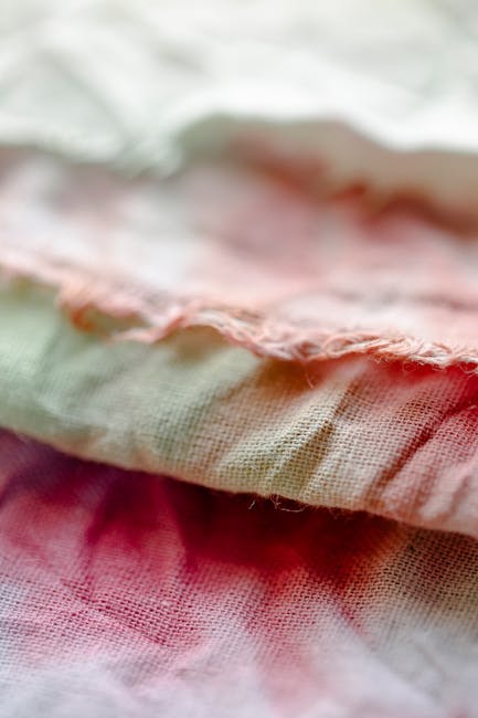 laboratory dyeing recycled cotton fibers close-up textile innovation