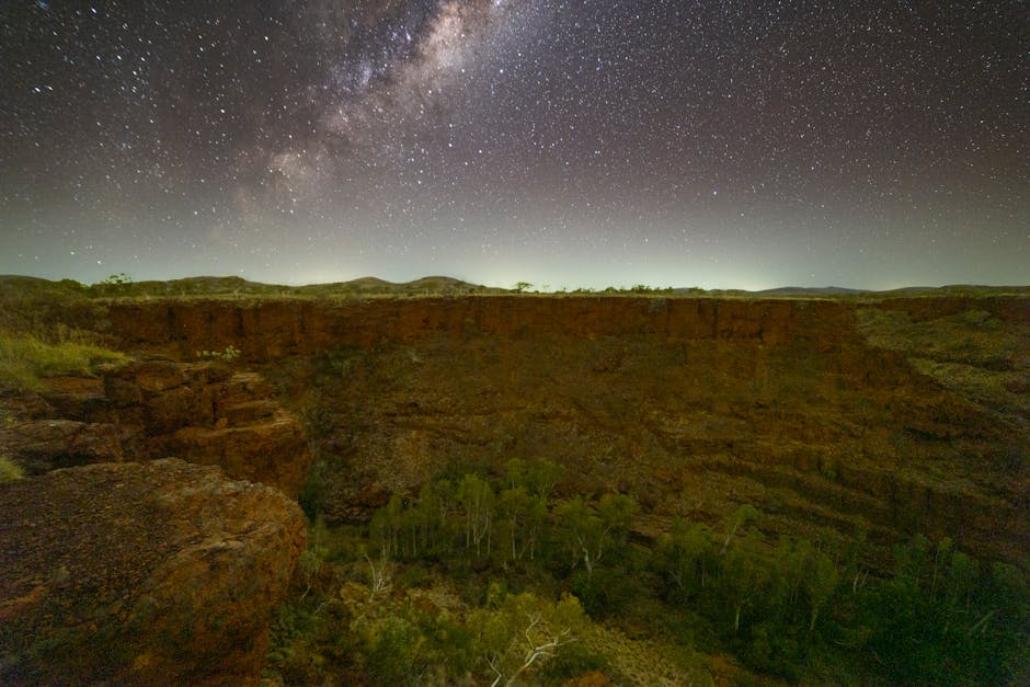 campground under Milky Way national park night sky