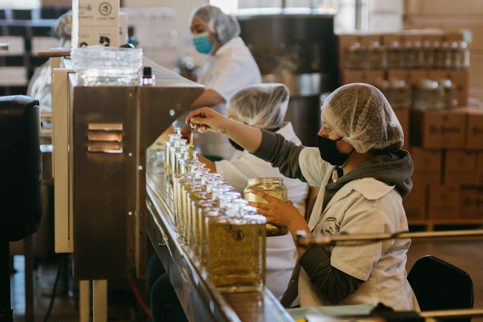 modern industrial factory nearshoring assembly line Mexico