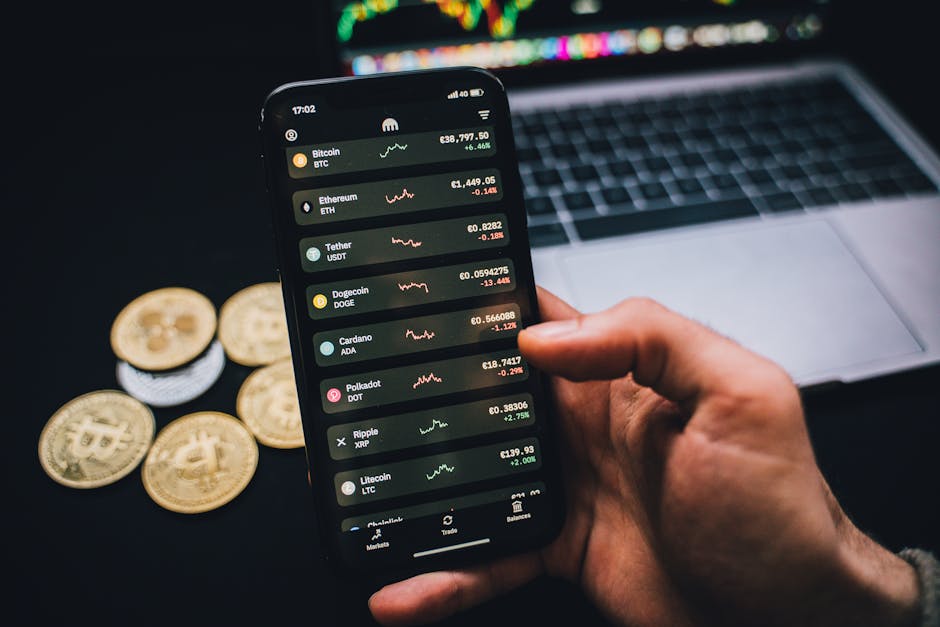 investor checking stablecoin wallet on smartphone compliance