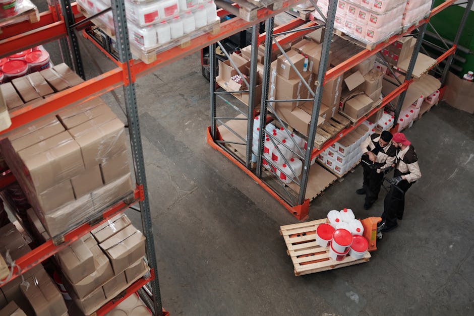 warehouse inventory AI dashboard picking forklift wholesale stockroom
