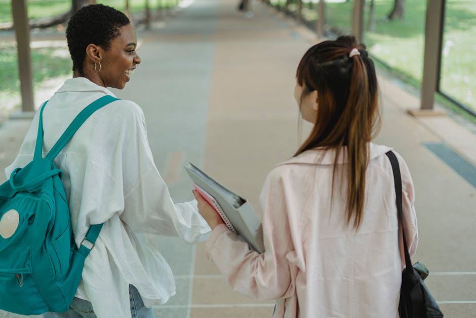 students e-scooter path campus