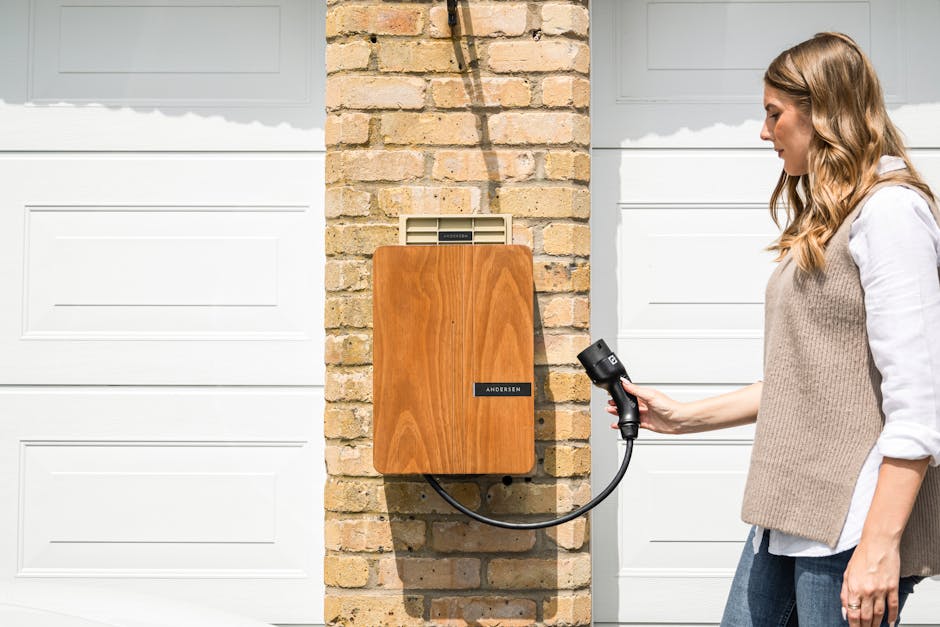 home EV charger wallbox garage UAE