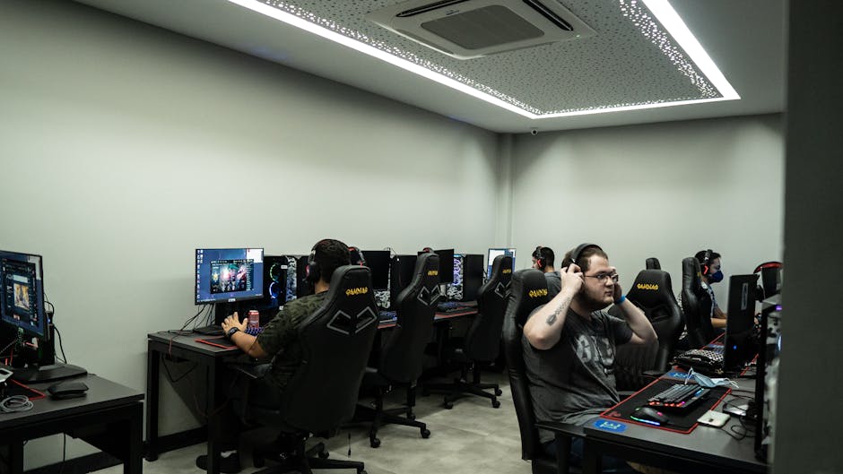Arab esports team tournament neon players