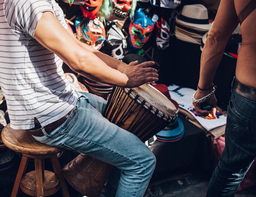 San Basilio de Palenque drums dancers market baskets