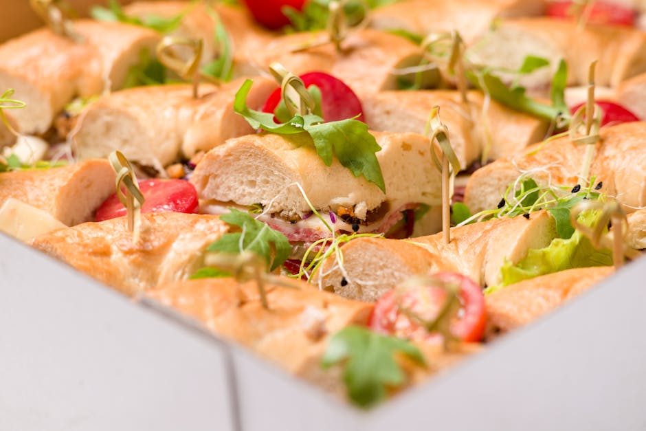 falafel platter serving catering tray