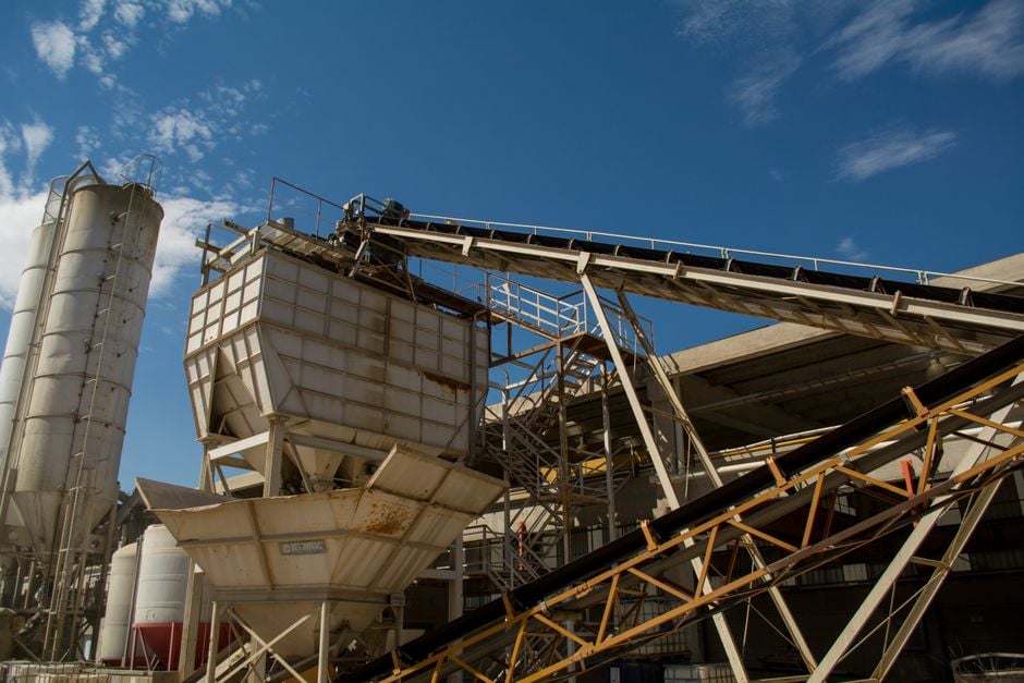 marble slurry processing plant industrial conveyor sorting