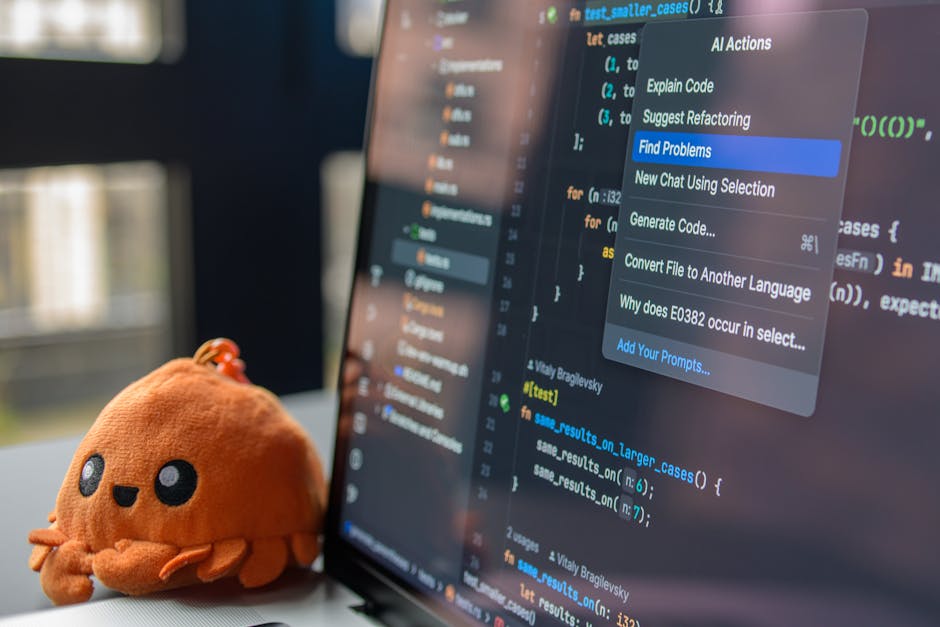 developer laptop code Arabic AI model