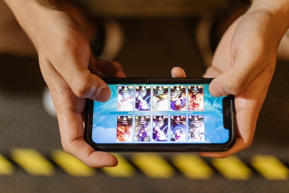 mid-range gaming smartphone close-up 120Hz display