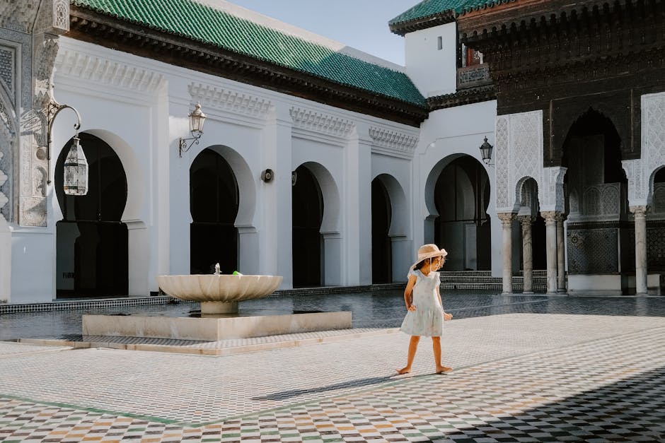 Free stock photo of andalusian quarter fes, blue gate fes, chaos fes medina