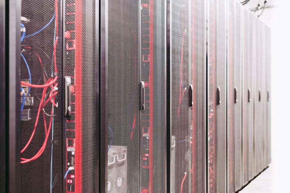 vector database cloud servers AI data center illustration