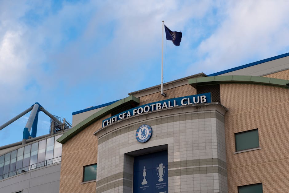 investors meeting football club boardroom stadium exterior