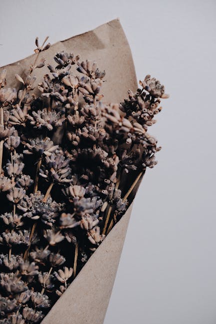 minimalist monochrome bouquet budget local flowers jar kraft paper minimalist interior