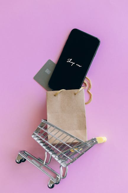 ecommerce privacy lock on smartphone shopping cart social commerce