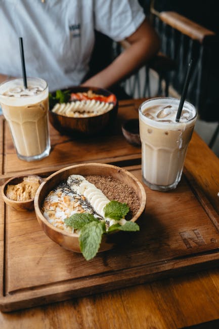healthy vegan protein smoothie bowl seeds banana peanut butter