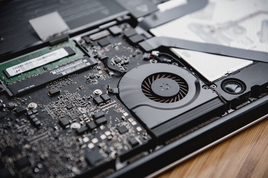 ARM laptop neural engine chip closeup