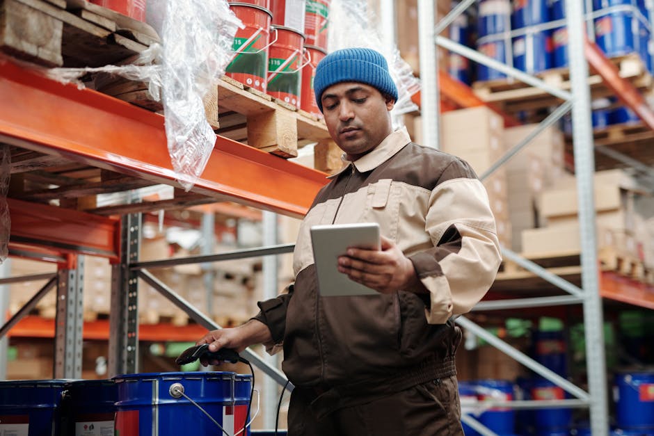warehouse AI inventory robots shelf scanning computer vision