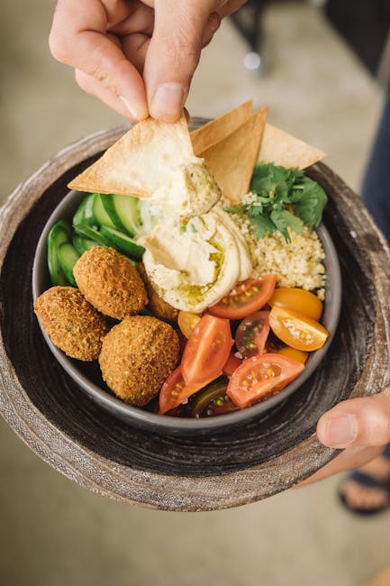 aquafaba falafel mixing bowl
