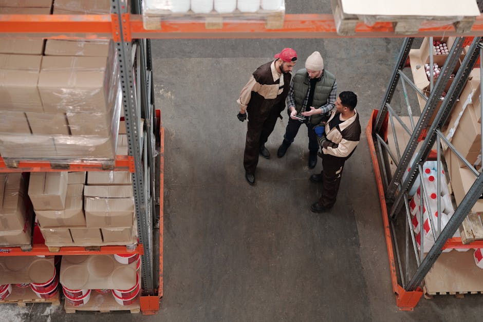 warehouse data dashboard AI forecasting supply chain pexels