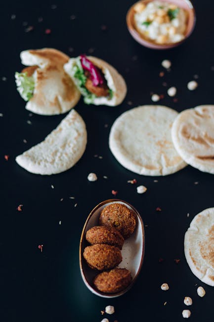 gochujang tahini falafel bao