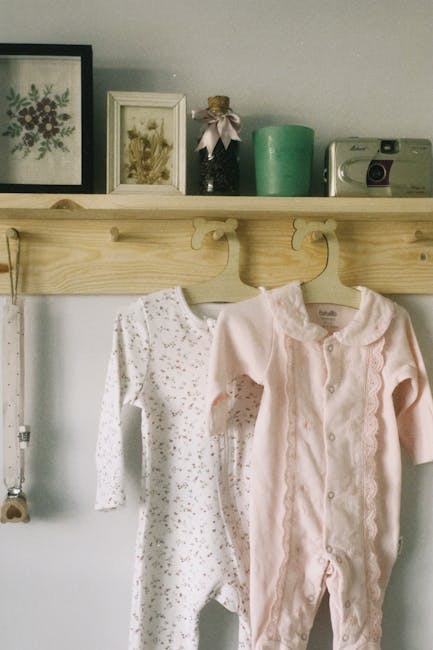 baby monitor camera on nursery shelf closeup