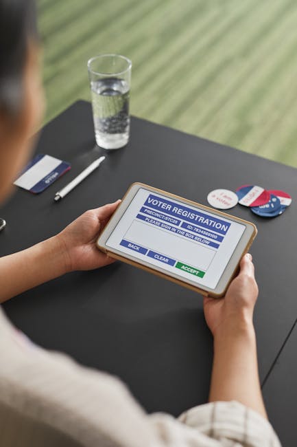 young adult using smartphone age verification digital ID