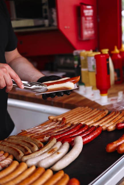 vegan bratwurst bun German street food