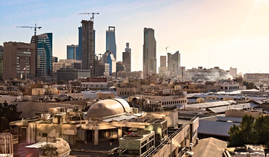 Riyadh Dubai skyline stock market investors