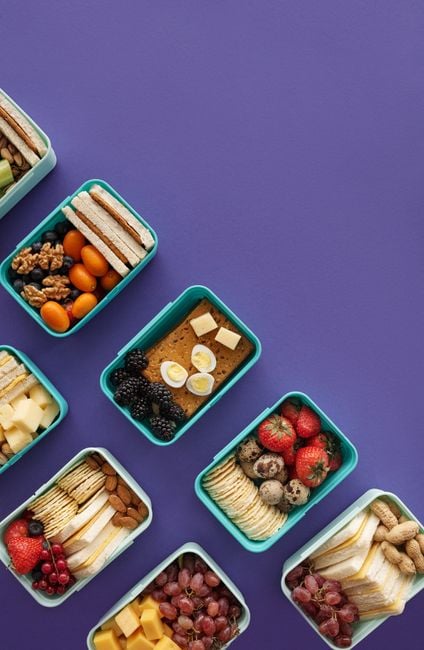 portable meal prep containers healthy suhoor boxes hydration bottle
