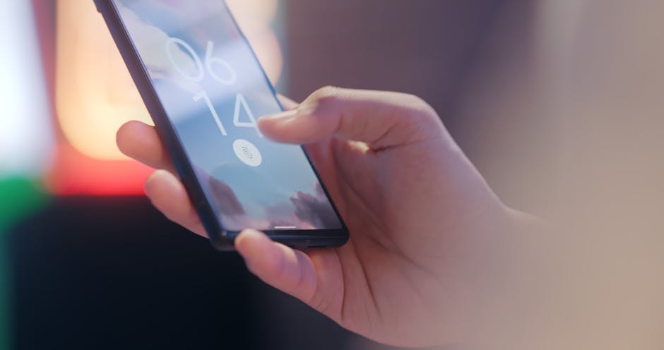 user authenticating with passkey on smartphone biometric