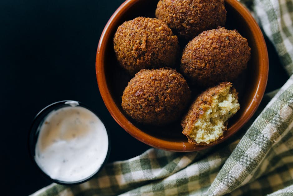 protein falafel bowl lentils hemp seeds tahini