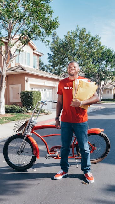 last-mile electric cargo bike urban delivery street packages
