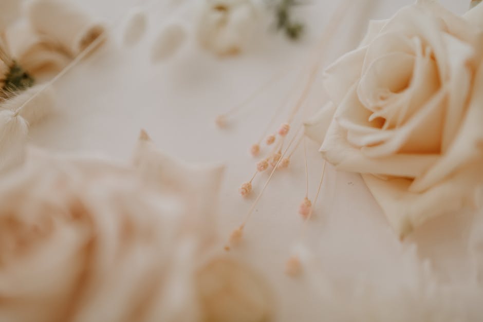 dried and fresh wedding bouquet hanging florals