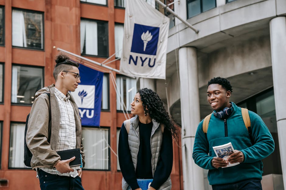 international students campus diverse group passport visa consulate