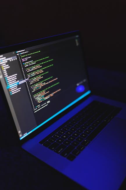 WebAssembly developer coding Rust laptop edge computing serverless