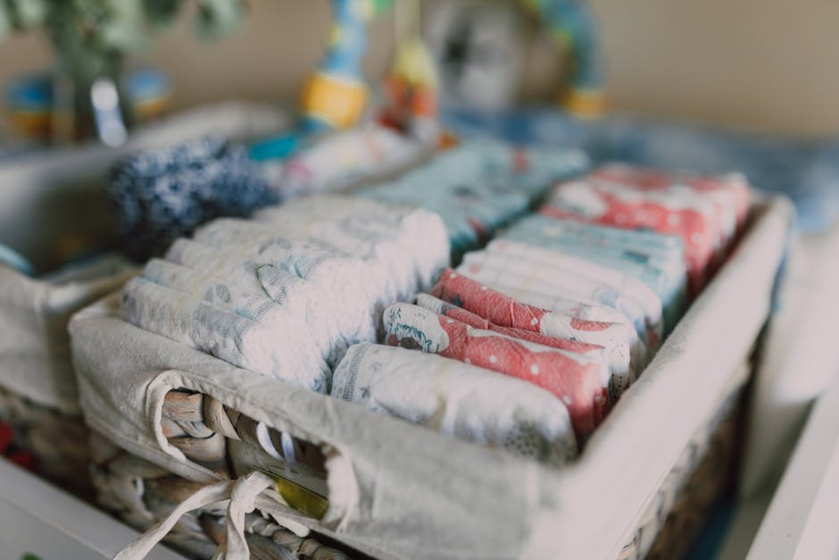 parent with compostable diapers pickup service