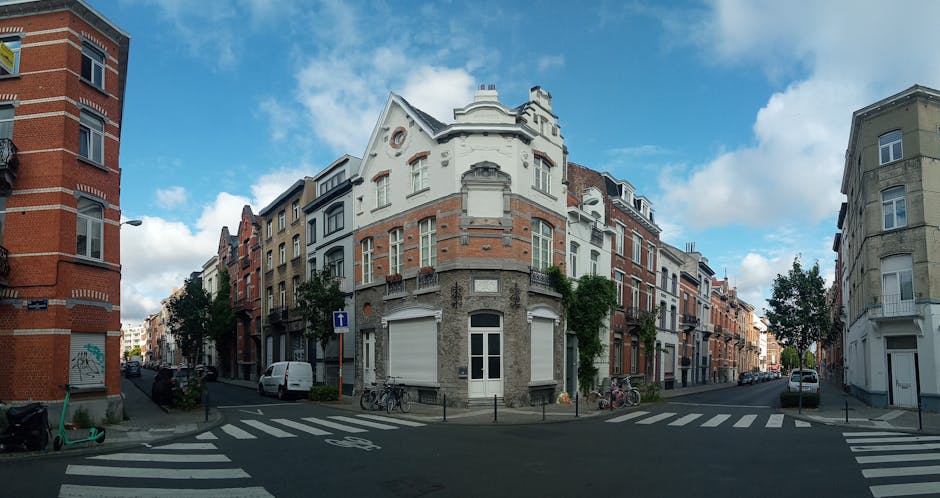 Discover the architectural beauty and charm of Schaerbeek, Brussels with vibrant streetscapes.