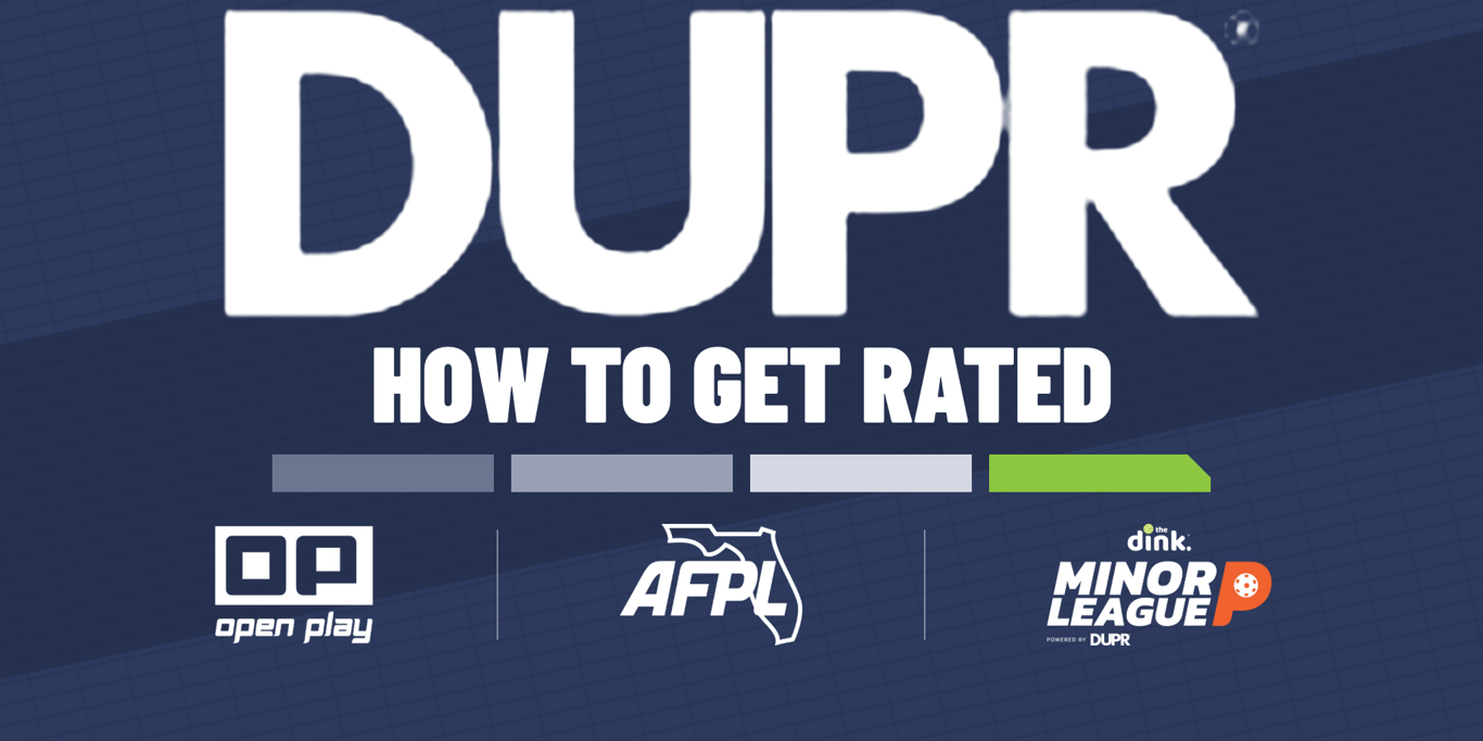 how to get a dupr rating afpl