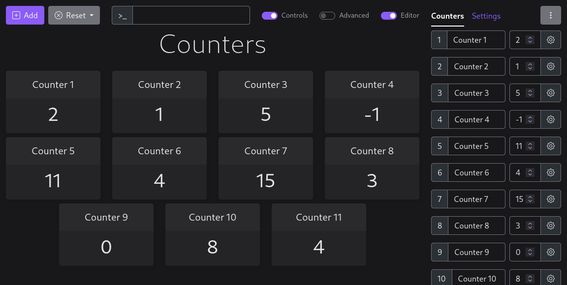 Real-Time Counters