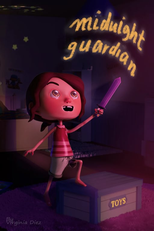 Póster de un cortometraje 3D