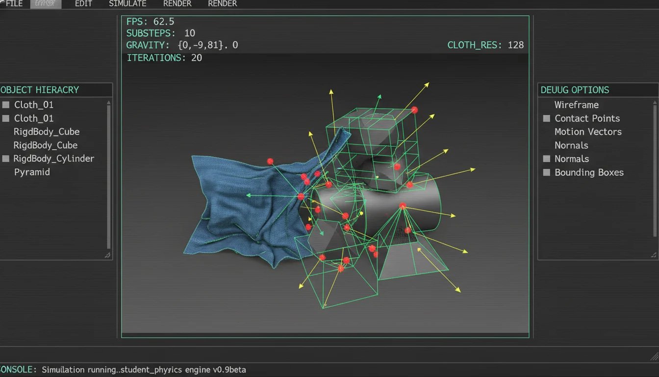 Simulación física en tiempo real
