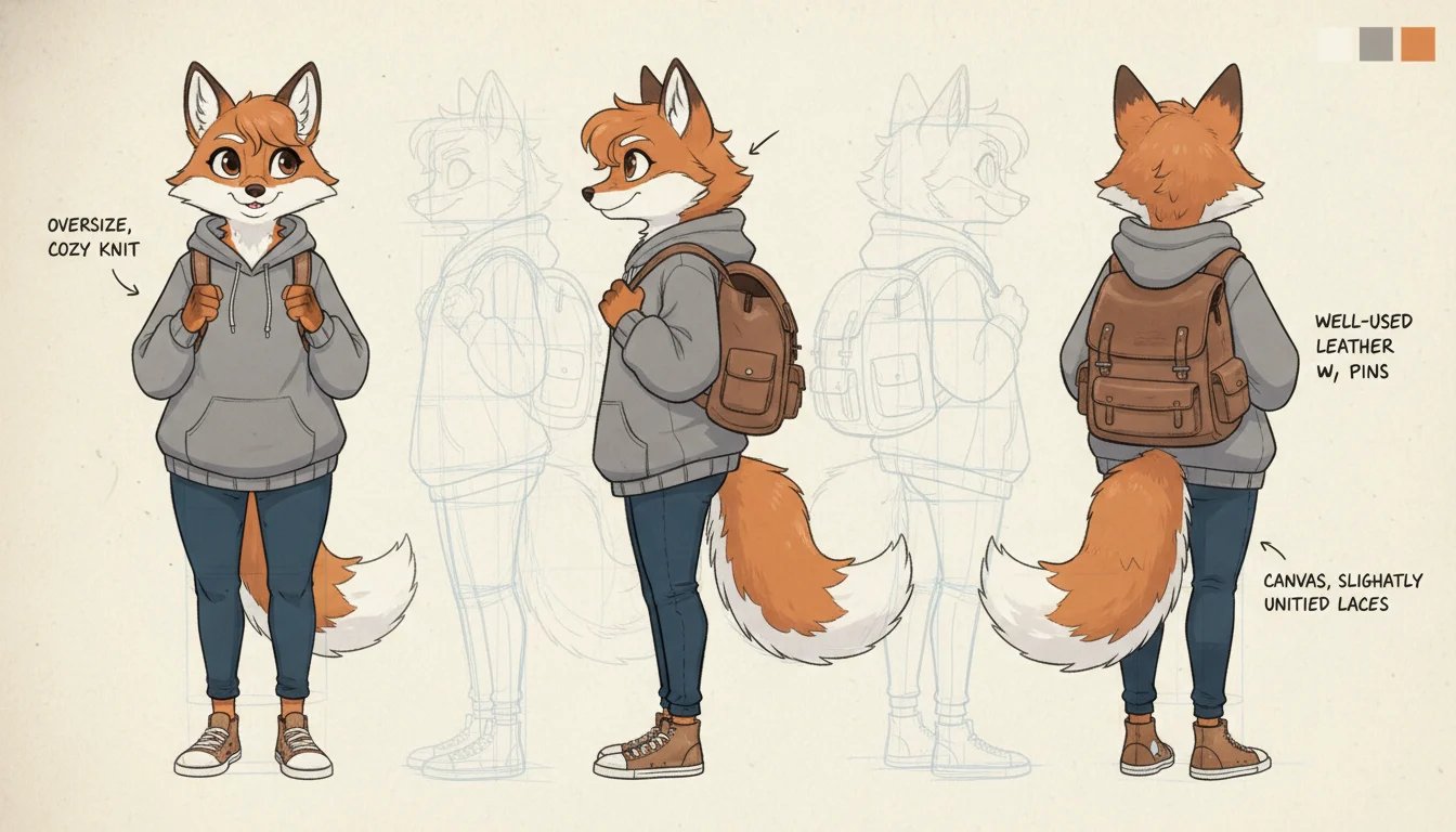 Turnaround de personaje 3D