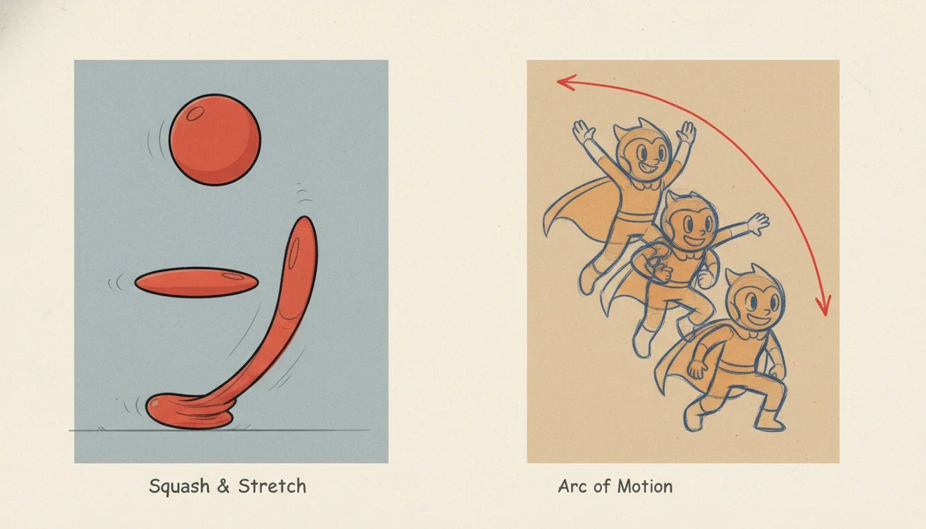 Desglose de poses de animación