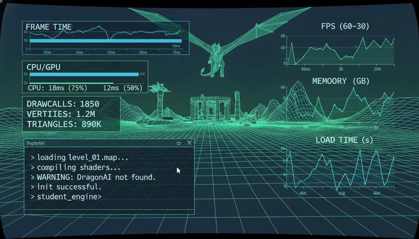 HUD de depuración del motor