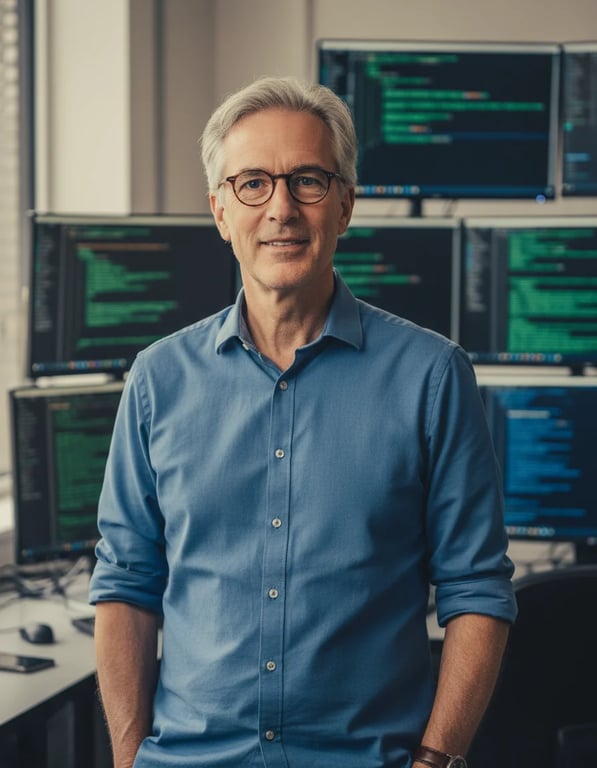 Retrato de Jason, profesor de Programación RTIS