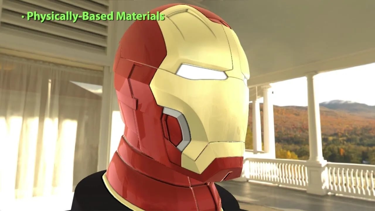 Deferred rendering con materiales PBR e iluminación HDR