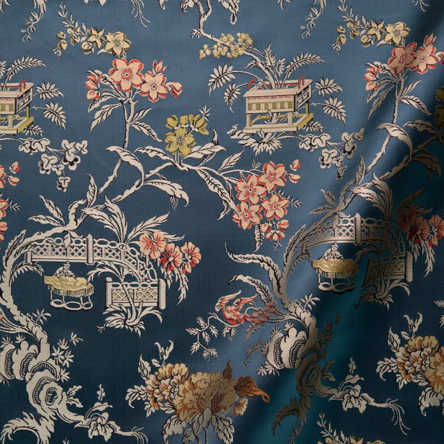 Lampas Chinois Bleu nue (Roll)
